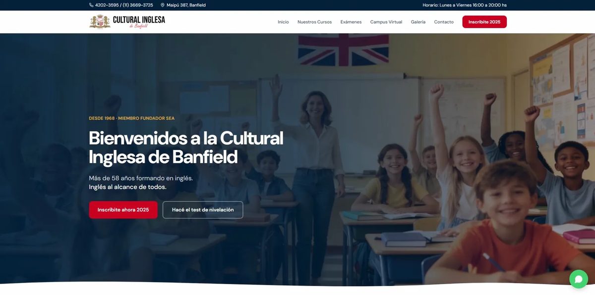 Sitio de la Cultural Inglesa de Banfield