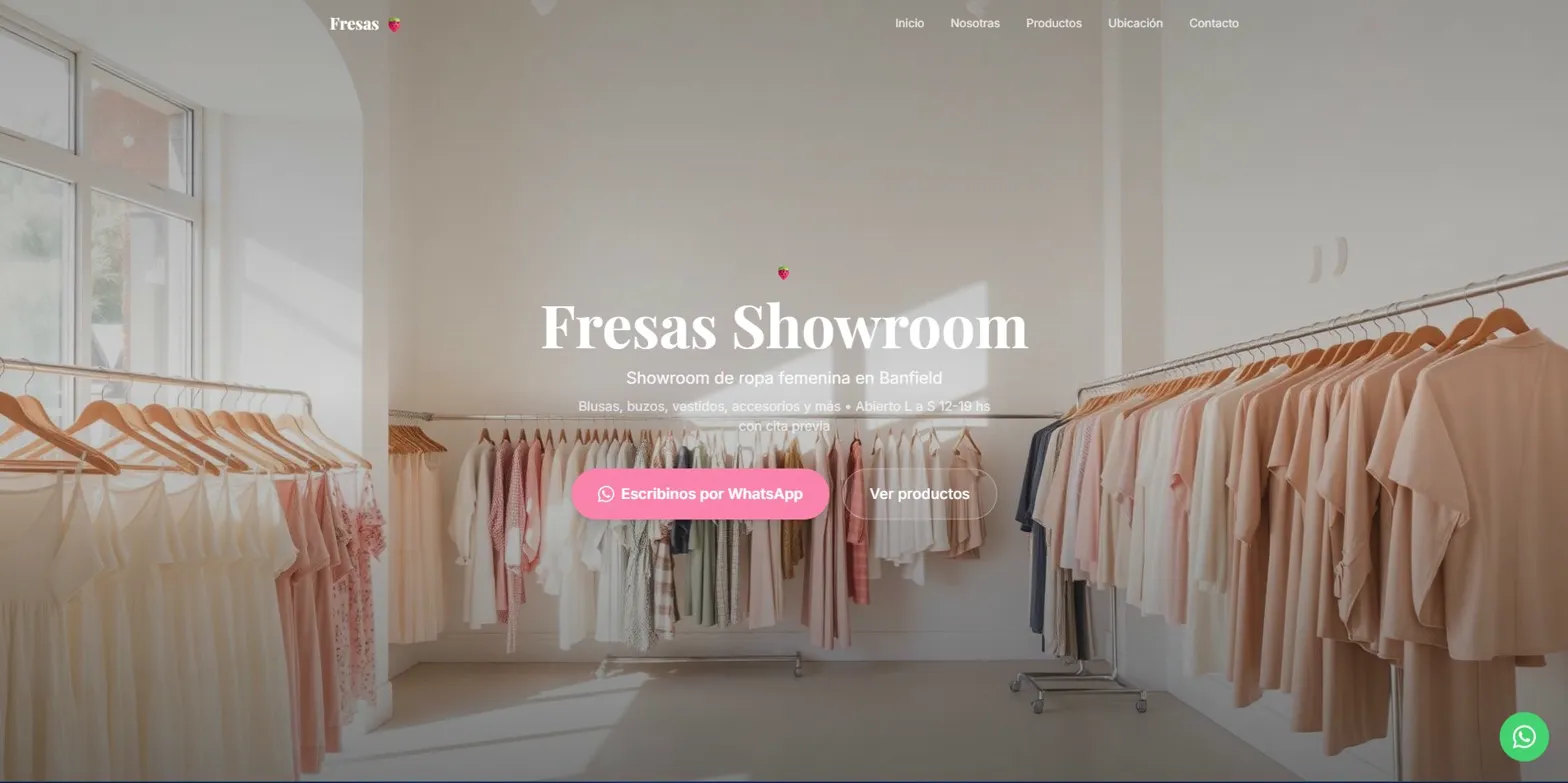 Fresas Showroom